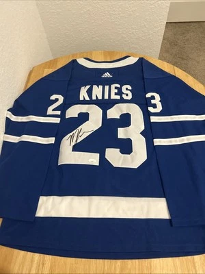 Matthew Knies Toronto Maple Leafs Autographed Jersey JSA Certified - Image 1 of 4