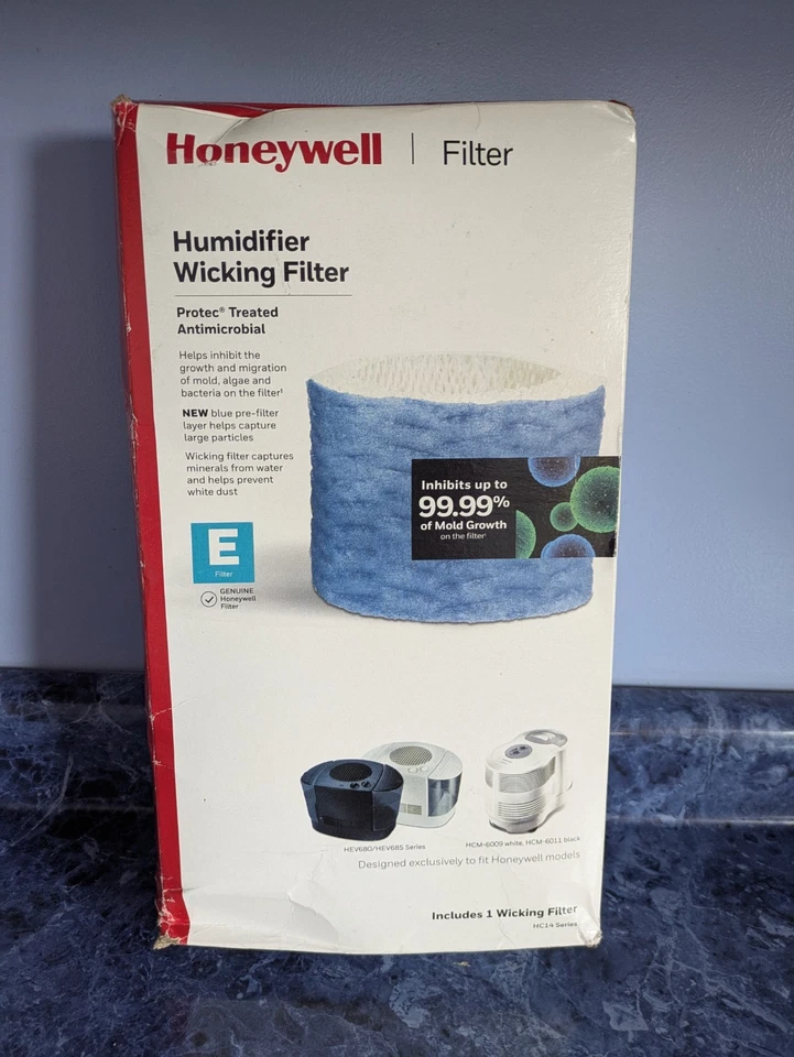 Filtro absorbente de repuesto para humidificador Honeywell serie E, HC14. **1 paquete** Foto 1 de 1