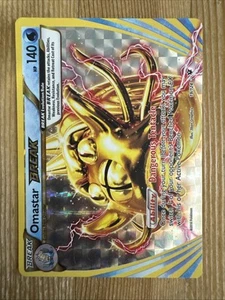 Omastar BREAK Fates Collide 19/124 Holo Prism Pokemon Card LP - Picture 1 of 2