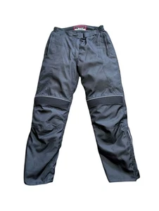 Bilt Womens Black Motorcycle Pants Waterproof Removable Liner Knee Pad Size S. - Bild 1 von 8
