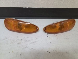 1994-98 3000GT Front L&R Turn Signal Corner Lens Lights Side Markers OEM - Picture 1 of 6