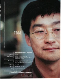 1999 IBM Global Services John Business Intelligence Vintage Mag Print Ad/Poster - Picture 1 of 1