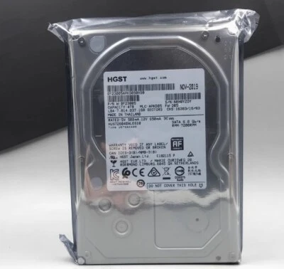 HGST ULTRASTAR 7K6000 HUS726040ALE610 4TB 7.2K 128MB SATA III 3.5 HARD DRIVE - Image 1 of 2