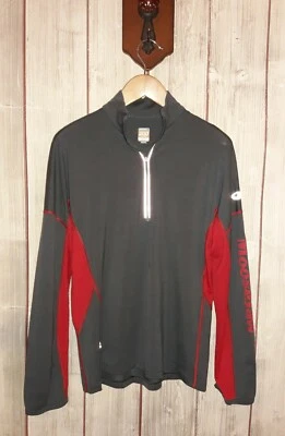 Top Pullover Icebreaker GT 200 Ligero Lana Merino Para Hombre XL Gris/Rojo 1/4 Cremallera Foto 1 de 4