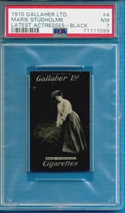 1910 Gallaher LTD. Actrices "Marie Studholme" Papel de Golf PSA 7 - Imagen 1 de 2