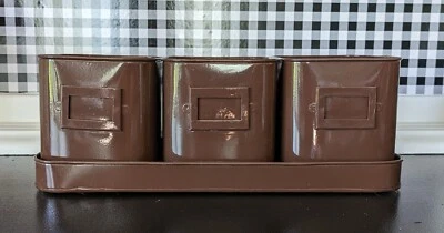 Metal Planter Box Window Sill Herbs - Image 1 of 4