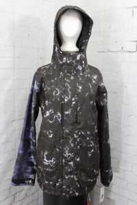 Volcom Scortch Shell Snowboard Jacket, Mens' Small, Black Print New - Picture 1 of 5