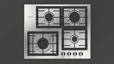 Fulgor Milano F4GK24S1  400 Series 24 Inch Gas Cooktop with 4 Sealed Burners Foto 1 de 3