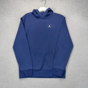 Jordan Hoodie Boys XL Blue Jumpman Logo Embroidered Long Sleeve Fleece - Picture 1 of 10