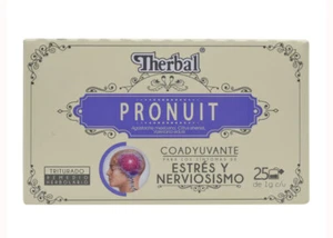 Te de toronjil con flor de azahar y valeriana 25 Tea Bags Pronuit Estres - Picture 1 of 3