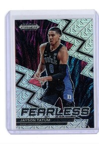 JAYSON TATUM 2023 Prizm Draft Picks #19 MOJO PRIZM Fearless Insert SP 08/25
