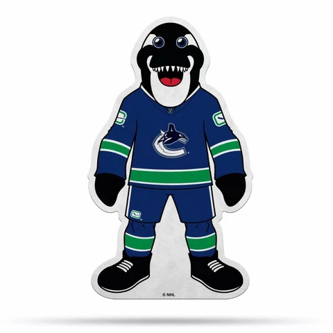 Vancouver Canucks 18"x18" Mascot Felt Pennant [NEW] NHL Sign Banner Wall Cave Cover