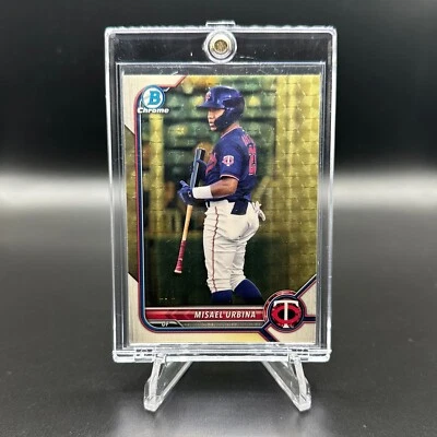 2022 Bowman Chrome Misael Urbina #BCP-86  Superfractor 1/1 - Image 1 of 2