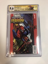 Ultimate Spider-Man (2000) # 1 (CGC SS 9.6)  1st Ultimate | Signed Bagley Sketch