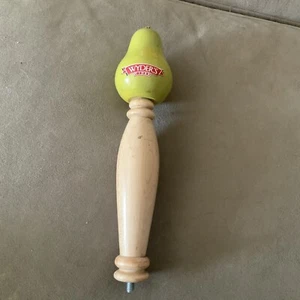 Wyder's Pear Cider Beer Tap Handle Tan Vtg Used 11.5" - Picture 1 of 5