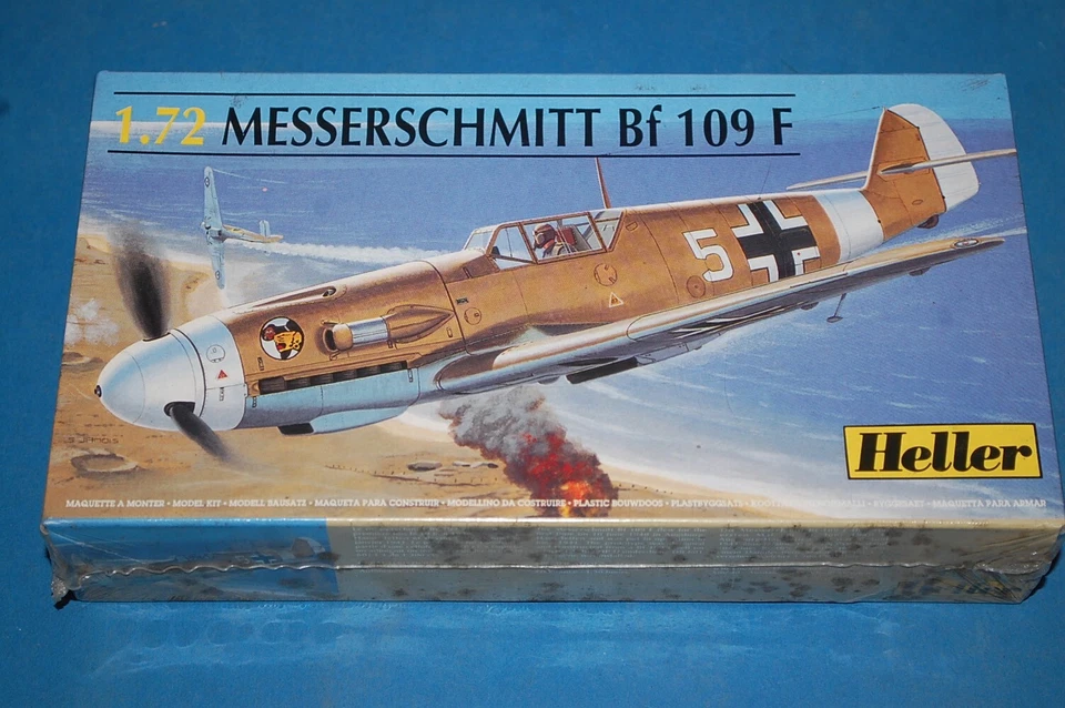 HELLER 80232 - Messerschmitt Bf 109F  scala 1/72 - Immagine 1 di 1