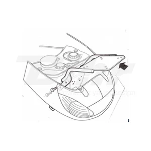 SHAD P0V59T Anclajes soportes fijaciones baul maleta PEUGEOT VIVACITY 50 99 - Imagen 1 de 1