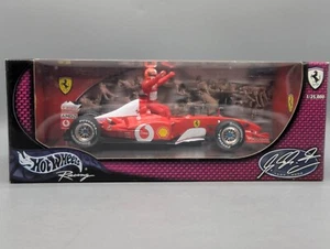 Maquetas de coches 1:18 Mattel Hot Wheels Racing Ferrari Schumacher 2002 sin abrir embalaje original - Imagen 1 de 11