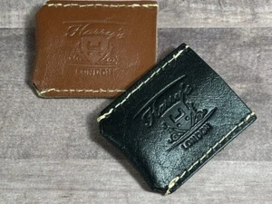 RAZORS GENUINE LEATHER SHEATH Cover for DE Safety Razor Travel Pouch Brown Black - Picture 1 of 16