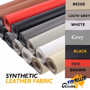Marine Vinyl Upholstery Faux Synthetic Leather Fabric Car Interior Seat Restore - Picture 1 of 26