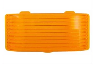 LENTE ámbar de repuesto para luz exterior de porche RV - SOLO LENTE para cámper rectangular - Imagen 1 de 1