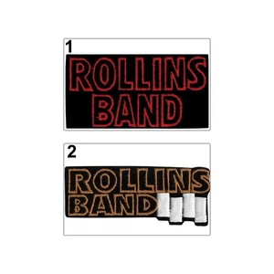 Rollins Bandaufnäher, Rollins Band Bügelbild Stickband Patches - Bild 1 von 5