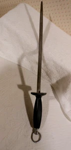 Coltello Vintage Dexter Russell Levigatrice Acciaio XL 14" Affilacoltelli Manico Poli Lungo 20" - Foto 1 di 11