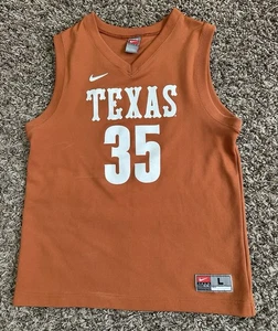 Camiseta Nike Vintage Kevin Durant #35 Texas 2007 Naranja Blanco Juvenil Talla Grande - Imagen 1 de 6