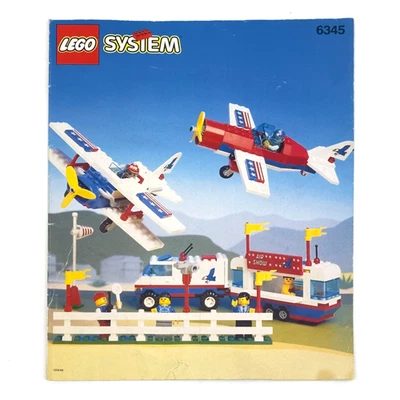 Lego System Aerial Acrobats 6345 Vintage 1993 -  Instruction Book Only - Image 1 of 2