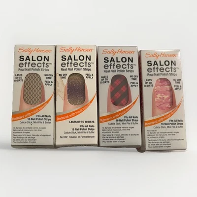 Tiras de esmalte de uñas reales Sally Hansen efectos salón nuevas Foto 1 de 2