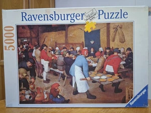 Ravensburger 5000 Puzzle Village Feast SEALED BAG Pieter Brueghel - Imagen 1 de 24