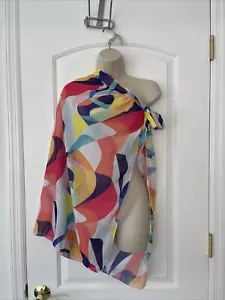 Swim Suit Cover Up Sheer Multiple Ways To Wear Size M - Picture 1 of 16