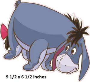 Eeyore Decal Winnie the Pooh Donkey Wall Sticker Disney Peel and Stick Art Decor - Picture 1 of 1