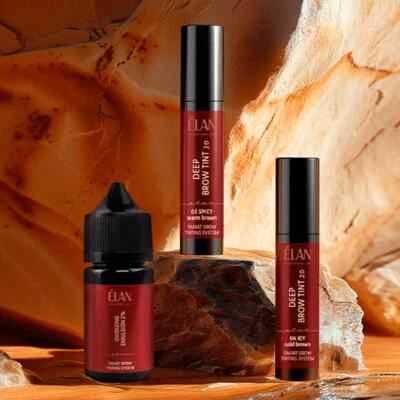 ELAN Deep Brow Tint2.0, Colour Booster2.0, Oxidant2%, Colour Remover2.0, Set+ - Image 1 of 2