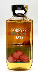 NEW 1 BATH BODY WORKS FOREVER BEACH DAYS BODY WASH SHOWER GEL 10 OZ SHEA - Picture 1 of 2