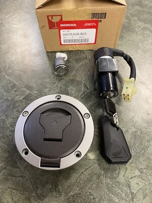 Juego de bloqueo de asiento tapa de gasolina interruptor de encendido Honda Grom125/A 2017-2020 35010-K26-B03 Foto 1 de 4