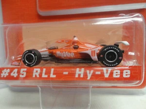 Greenlight HyVEE #45 RLL Red Variation NTT SERIE INDYCAR - Imagen 1 de 3