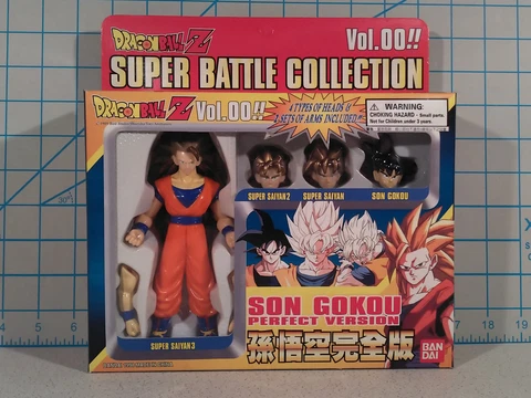 Dragon Ball Z Super Battle Collection Son Goku Perfect Version , Bandai 1998 Cover