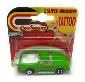 Vintage Majorette No 296 Chevy El Camino 1/59 green metal france geman blister - Picture 1 of 3