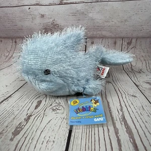 Ganz Webkinz - Blue Whale (New With Sealed Code) 10" Plush - Picture 1 of 8