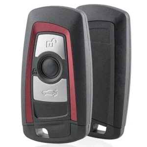 Smart Key Shell Cover Remote Keyless Case Fit for BMW CAS4 F 3 5 7 Series E90 E9 - Picture 1 of 12