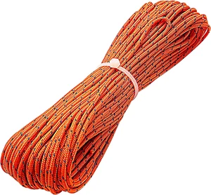1.8Mm Fluorescent Reflective Guyline Tent Rope Camping Cord Paracord,65 Feet - Picture 1 of 1