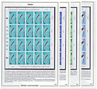 WWF 1990 Wyspy Owcze nr Mi 203-06 wieloryby 4 małe łuki **/MNH z 4 arkuszami opis