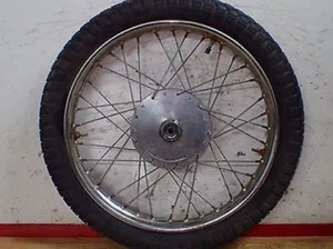 1968 Jawa 590 250cc Californian front wheel rim hub Pirelli tire - Picture 1 of 12