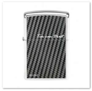 Encendedor Zippo - Fibra de carbono - Edición limitada - 200 unidades - Chrome Brusched - Imagen 1 de 1