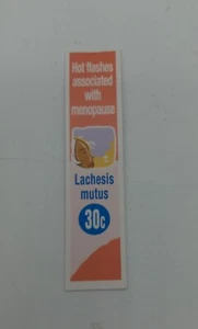 Boiron Homeopathic Menopause Medicine Lachesis Mutus 30C 80 Pellet NEW - Picture 1 of 4