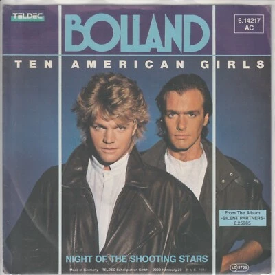 Bolland – Ten American Girls – © 1984 -Teldec-Info-Promo-Single – 7“-Single - Bild 1 von 2