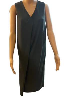 Mini vestido de negocios All Saints Shift de cóctel sin mangas verde cuello en V 6 Foto 1 de 4