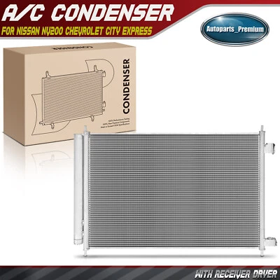 Condensador de aire acondicionado aire acondicionado con soporte y secador para Nissan NV200 Chevrolet Foto 1 de 4