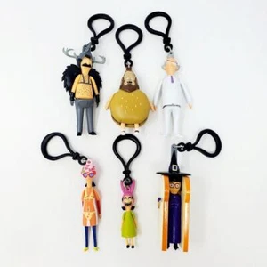 Bob's Burgers Chibi In Motion : Series 4 - Complete Set of 6 Danglers - Picture 1 of 1